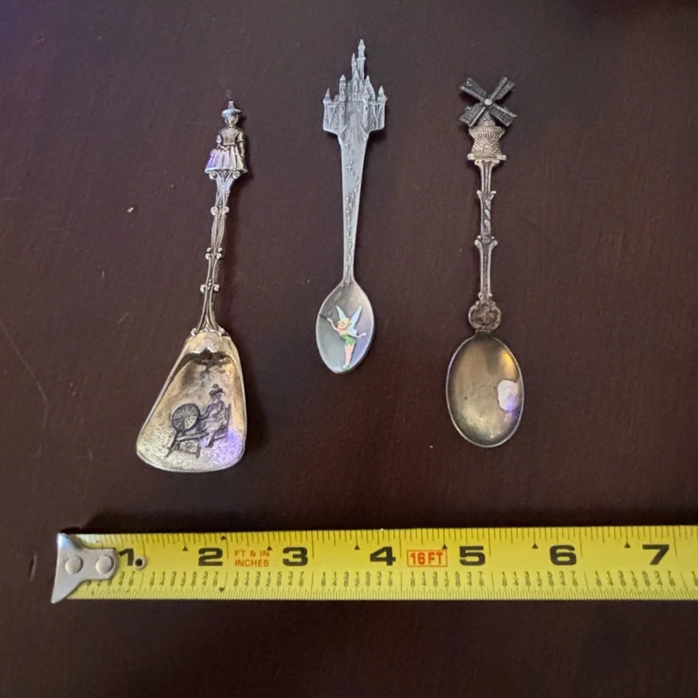 Silver Collectible Spoons Set of Three